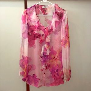 Blumarine Romantic floral blouse